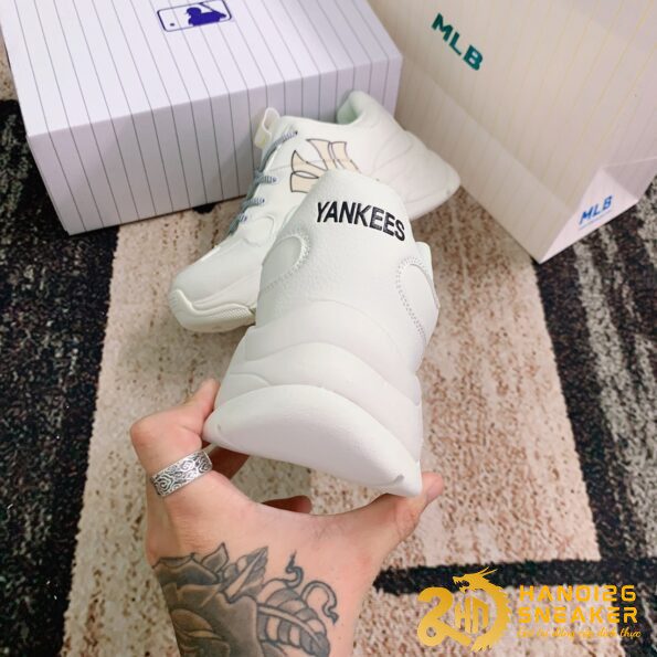 Giày Sneaker cao cấp có sẵn – MLB trắng vàng (3)