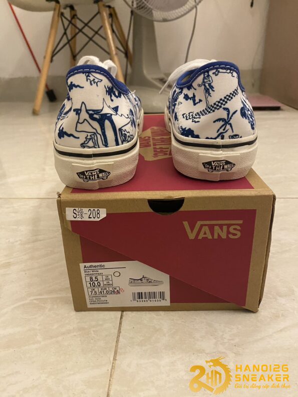 Giày Vans Authentic Bluewhite Vn0a5hypaxv Like Auth (1)