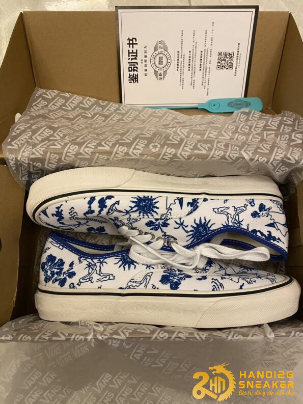 Giày Vans Authentic Bluewhite Vn0a5hypaxv Like Auth (3)