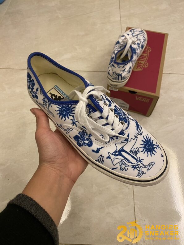 Giày Vans Authentic Bluewhite Vn0a5hypaxv Like Auth (4)
